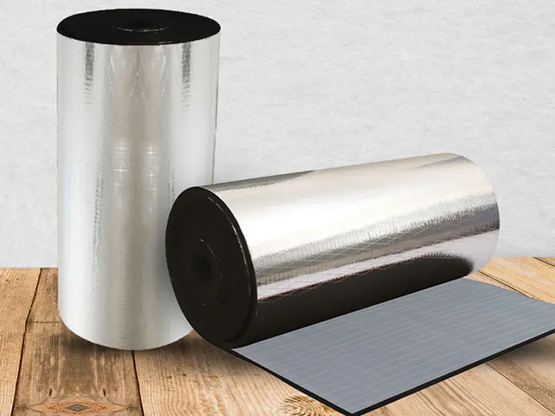 The surface layer of the insulation material